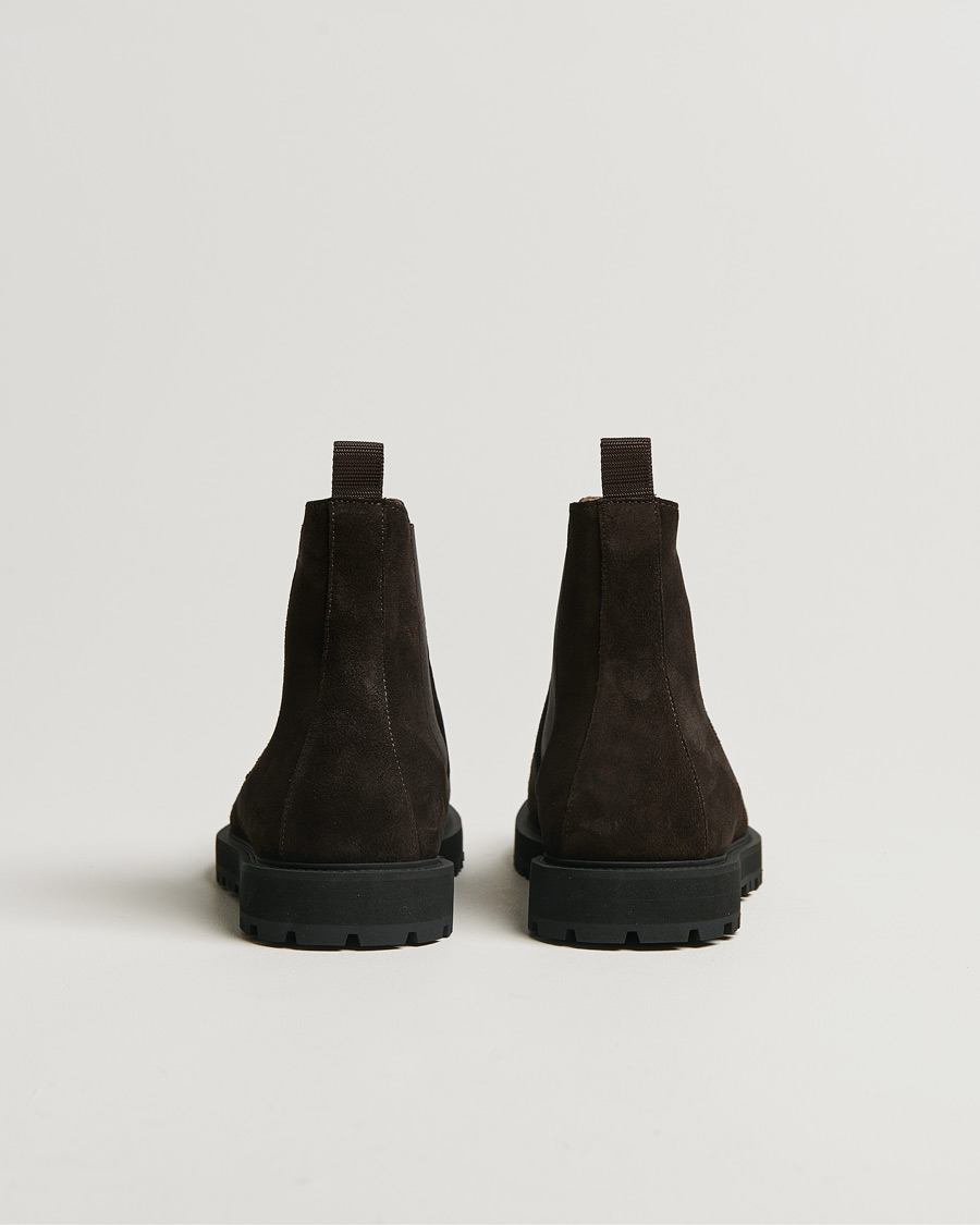 Herr | CQP Crest Suede Chelsea Boot Dark Brown | CQP | Crest Suede Chelsea Boot Dark Brown
