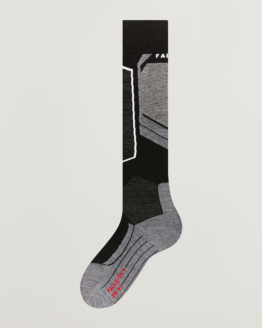 Herr | Underkläder | Falke Sport | SK4 Advanced Skiing Knee High Socks Black Mix