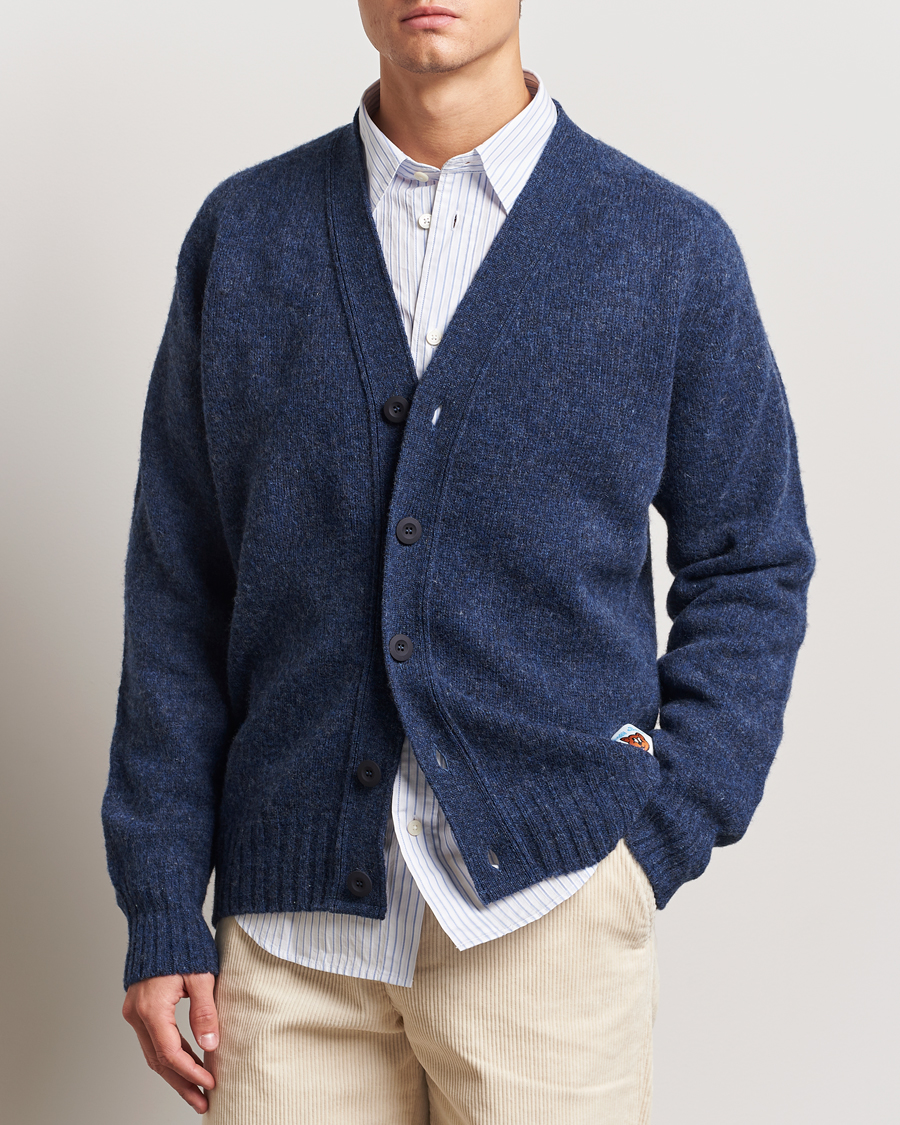Herr | Tröjor | Howlin' | Shaggy Bear Cardigan Denim