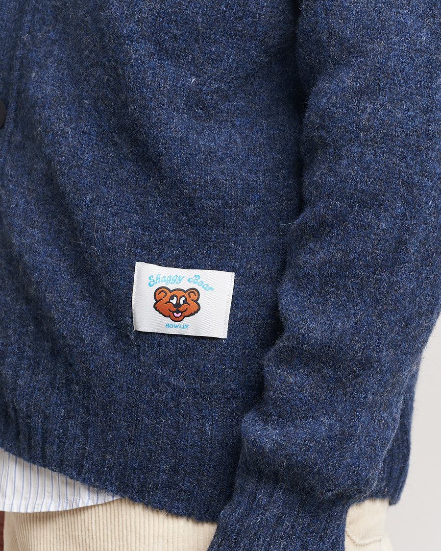 Herr | Tröjor | Howlin' | Shaggy Bear Cardigan Denim