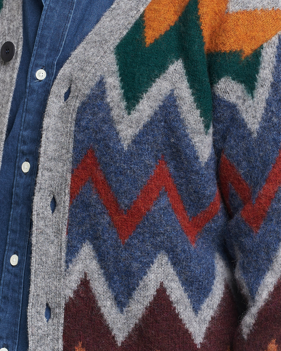 Herr | Tröjor | Howlin' | Brushed Wool Cardigan Med Grey