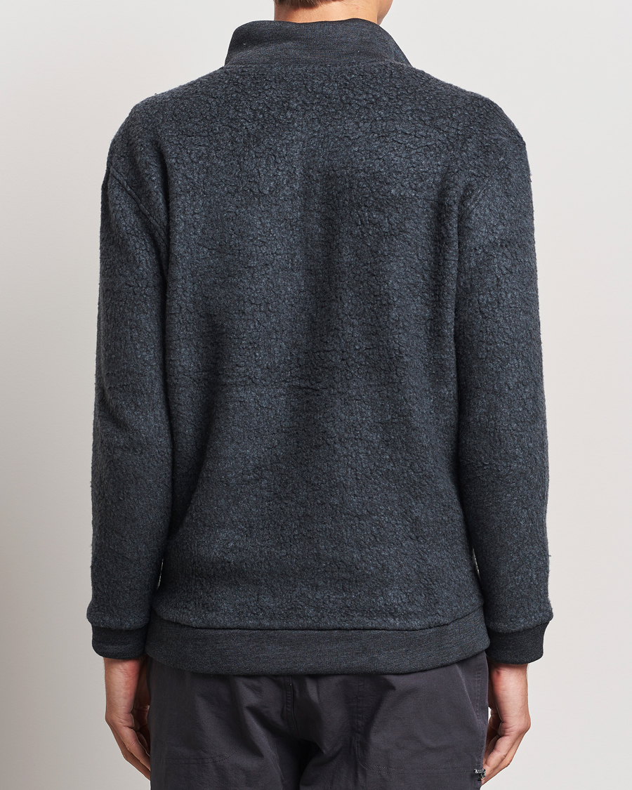 Herr | Tröjor | Houdini | Alto Wool/Tencel Half Zip True Black