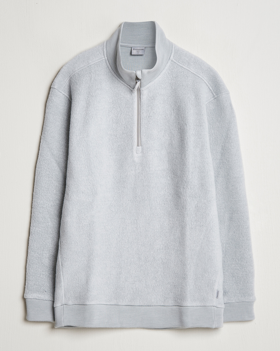 Herr | Tröjor | Houdini | Alto Wool/Tencel Half Zip Cloudy Grey