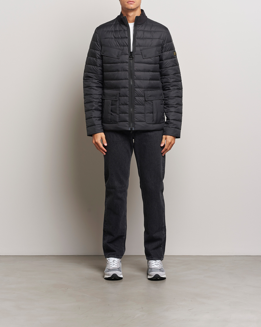 Herr | Jackor | Barbour International | Re-Ariel Quilted Puffer Jacket Black