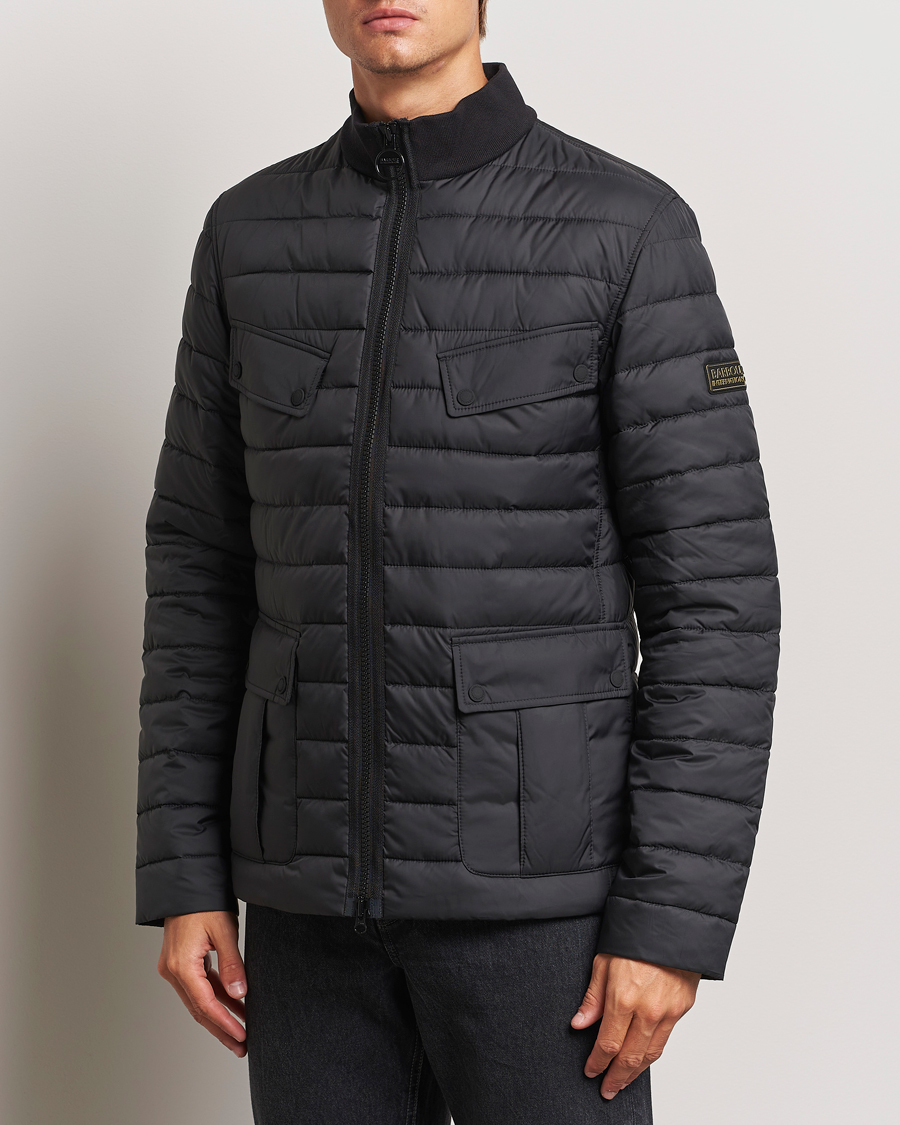 Herr | Jackor | Barbour International | Re-Ariel Quilted Puffer Jacket Black