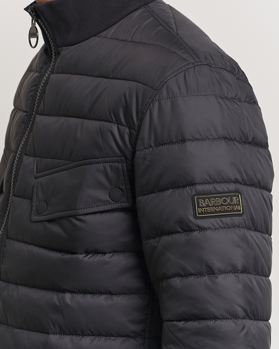 Herr | Jackor | Barbour International | Re-Ariel Quilted Puffer Jacket Black