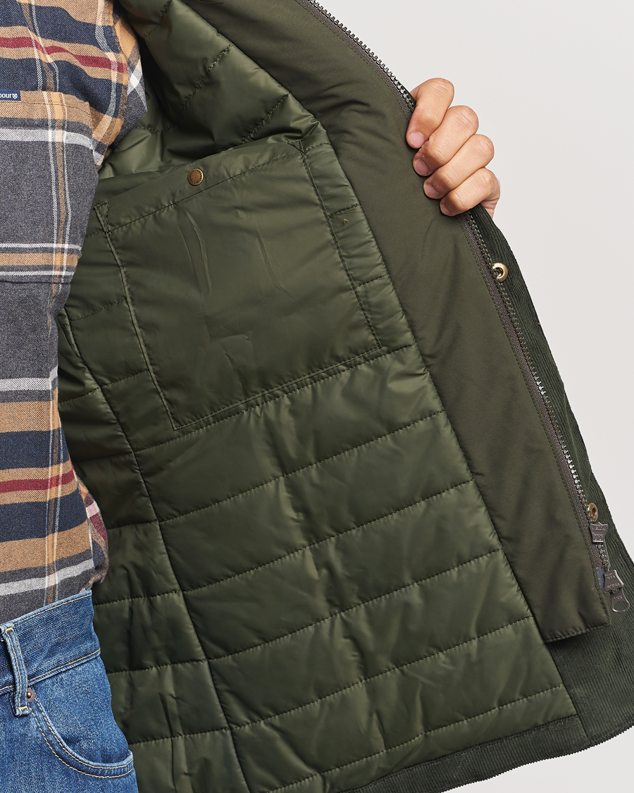 Herr | Jackor | Barbour International | Wellstone Wax Jacket Sage