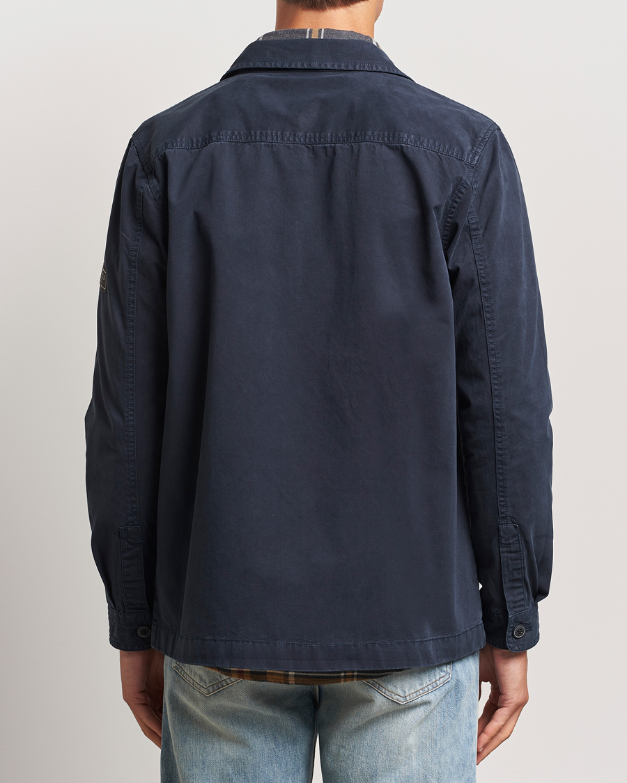 Herr | Skjortor | Barbour International | Arlo Cotton Overshirt Navy