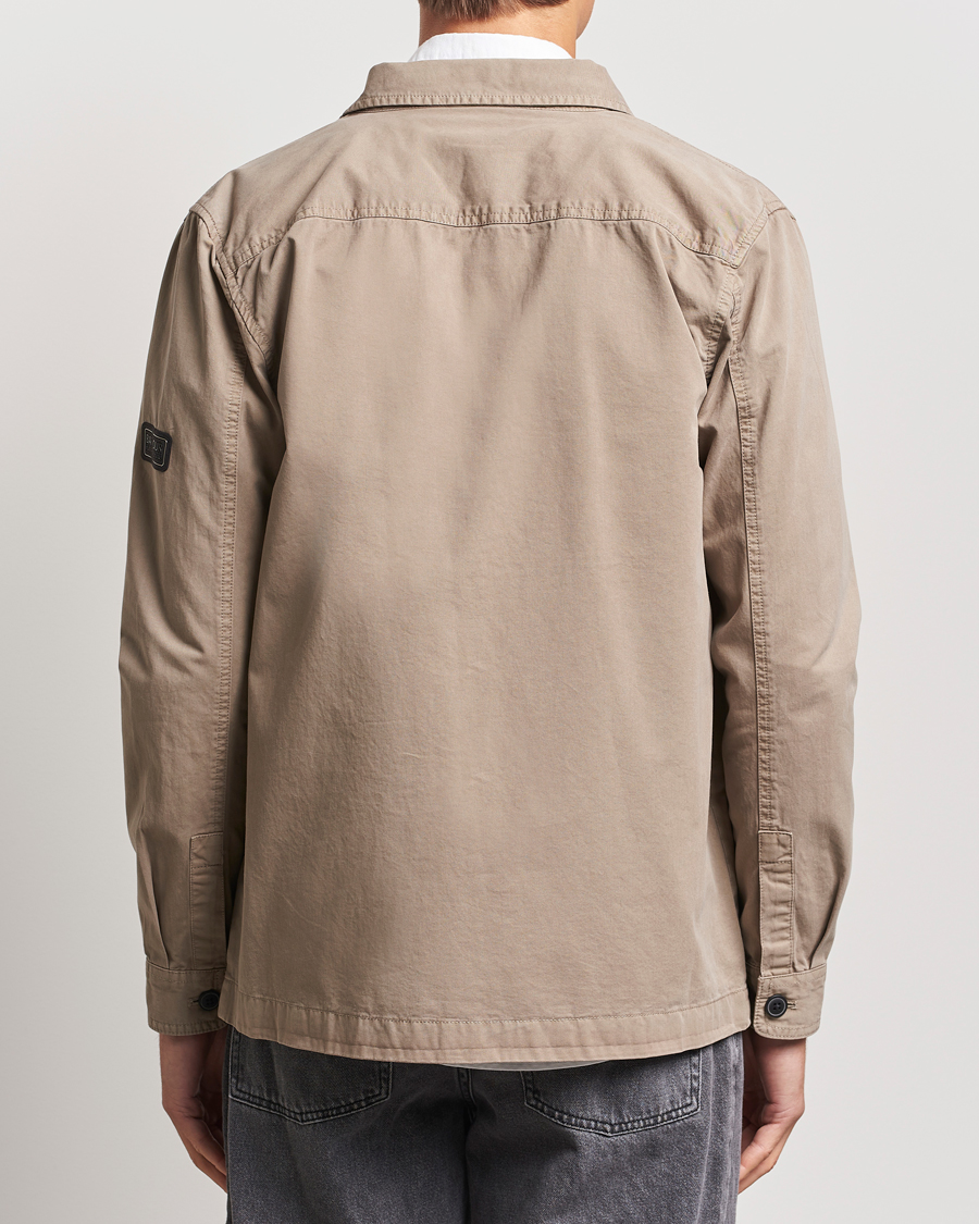 Herr | Skjortor | Barbour International | Arlo Cotton Overshirt Brindle