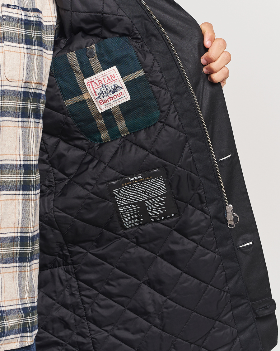 Herr | Jackor | Barbour Lifestyle | Waxed Mac Black