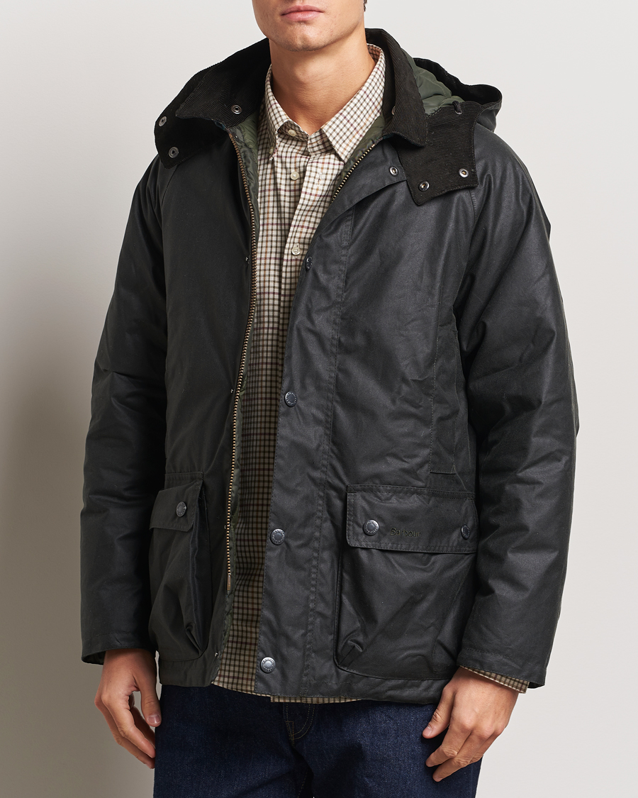 Herr | Jackor | Barbour Lifestyle | Modern Beaufort Padded Wax Jacket Sage