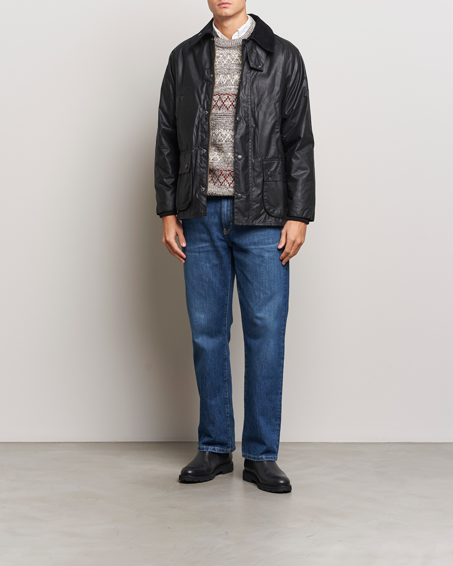 Herr | Jackor | Barbour Lifestyle | Bedale Wax Jacket Black