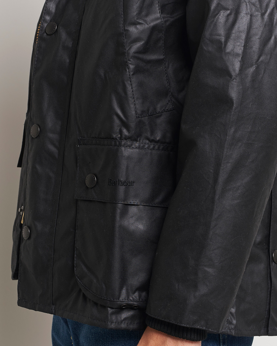 Herr | Jackor | Barbour Lifestyle | Bedale Wax Jacket Black