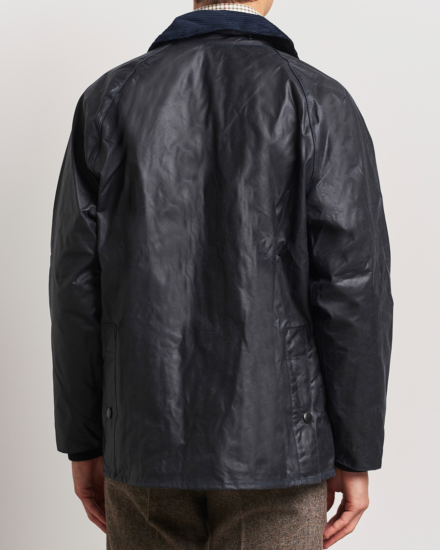 Herr | Jackor | Barbour Lifestyle | Bedale Wax Jacket Navy