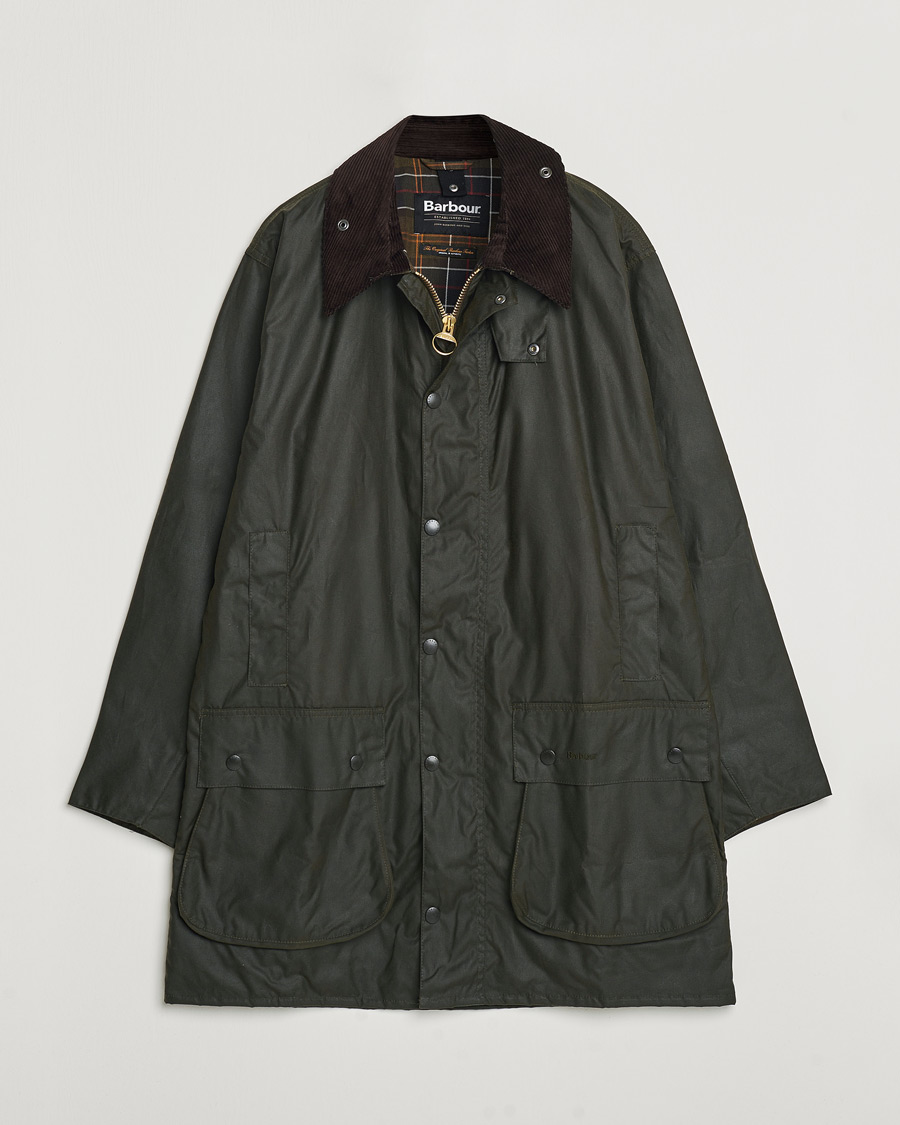 Herr | Jackor | Barbour Lifestyle | Border Wax Coat Archive Olive