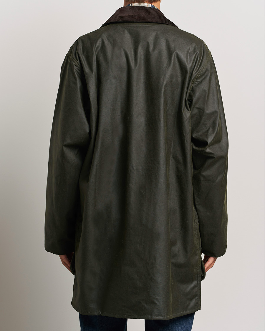 Herr | Jackor | Barbour Lifestyle | Border Wax Coat Archive Olive