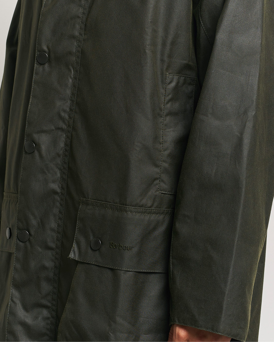 Herr | Jackor | Barbour Lifestyle | Border Wax Coat Archive Olive