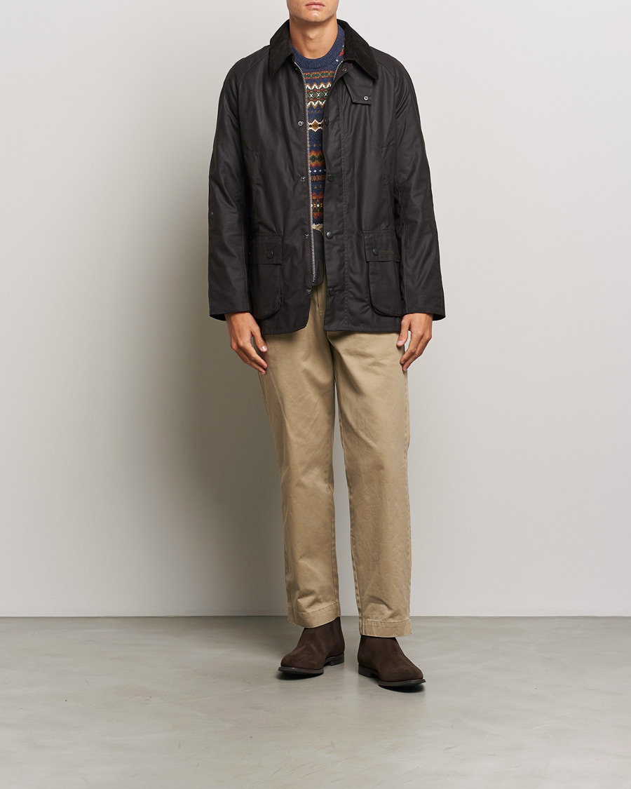 Herr | Jackor | Barbour Lifestyle | Ashby Wax Jacket Rustic