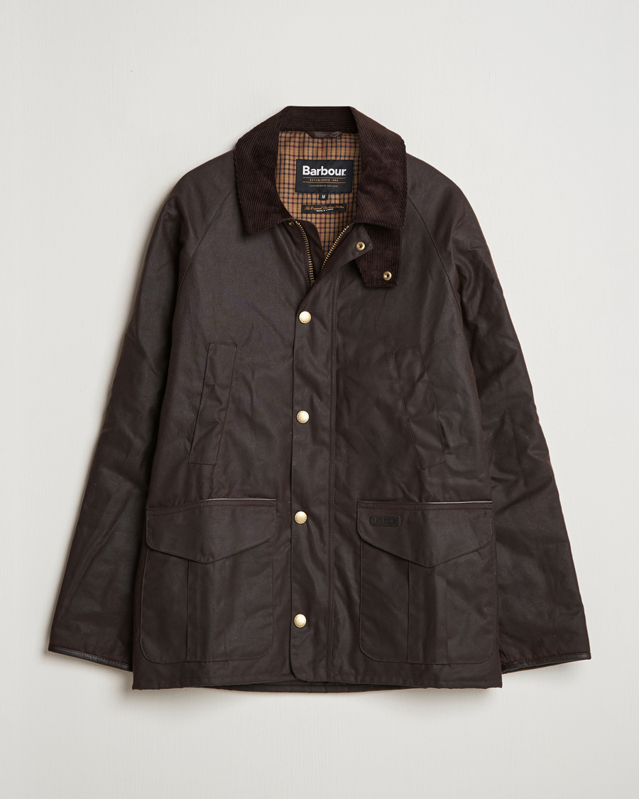 Herr | Jackor | Barbour Lifestyle | Stratford Tattersall Wax Jacket Rustic
