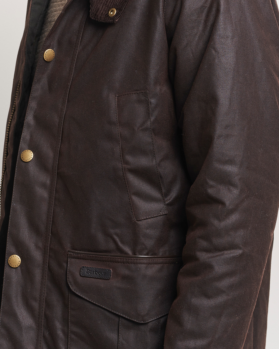 Herr | Jackor | Barbour Lifestyle | Stratford Tattersall Wax Jacket Rustic