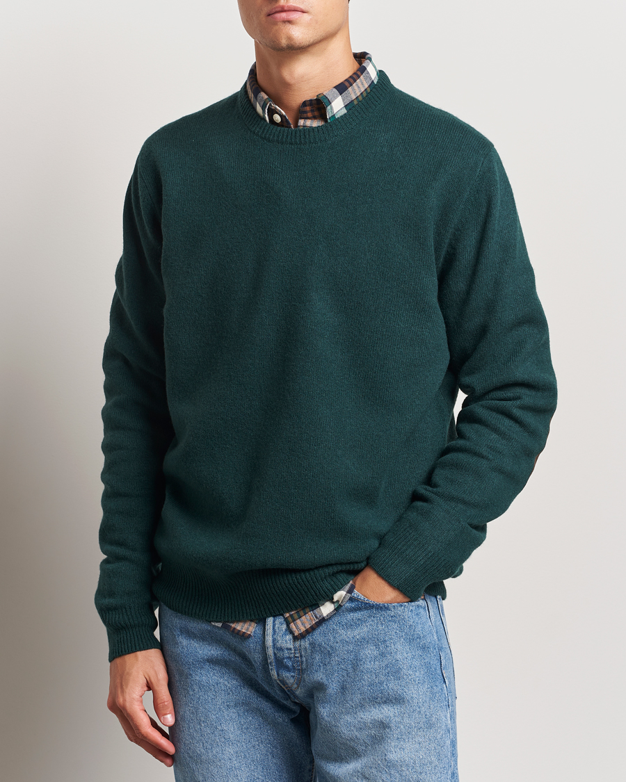 Herr | Tröjor | Barbour Lifestyle | Patch Crew Evergreen