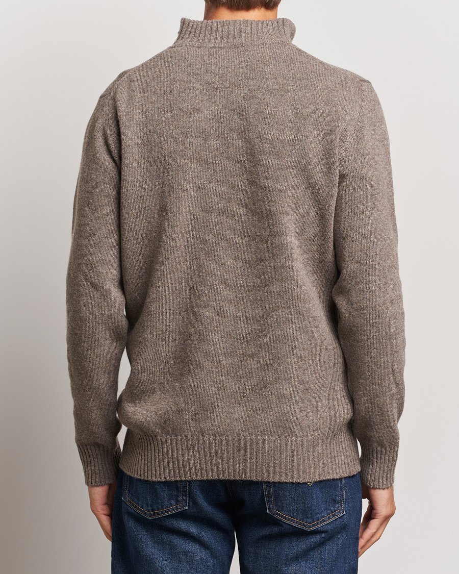 Herr | Tröjor | Barbour Lifestyle | Essential Lambswool Half Zip Dark Stone