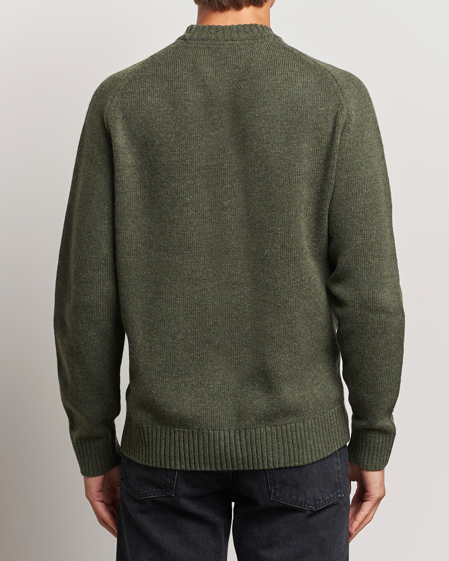 Herr | Tröjor | Barbour Lifestyle | Grangetown Lambswool Crewneck Olive