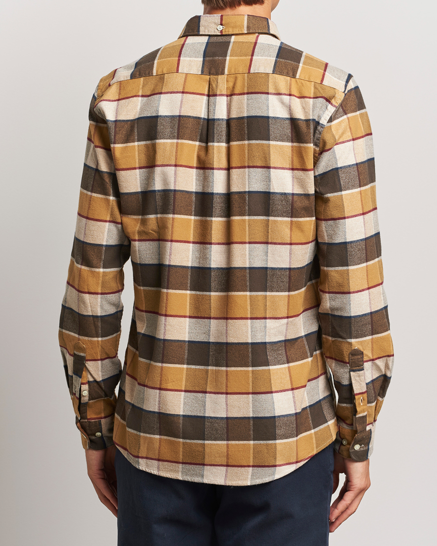 Herr | Skjortor | Barbour Lifestyle | Valley Check Flannel Shirt Brown