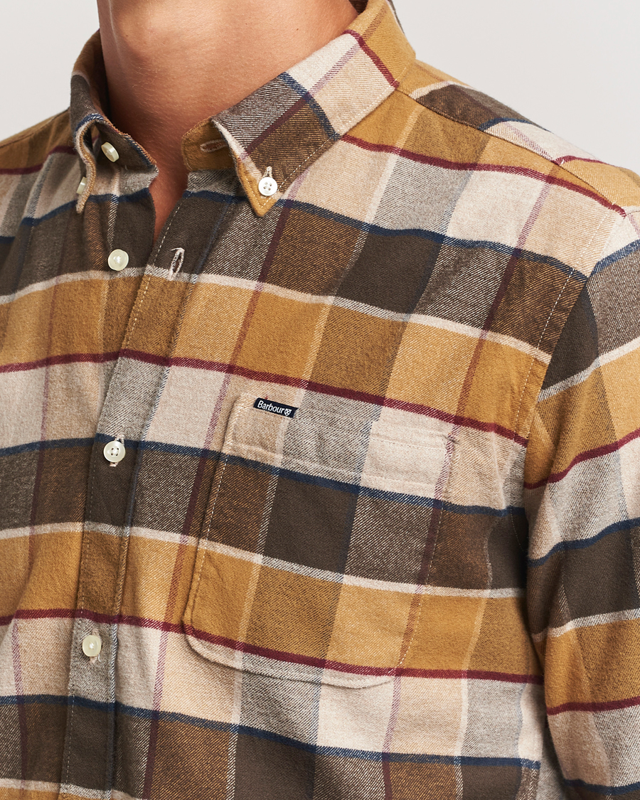 Herr | Skjortor | Barbour Lifestyle | Valley Check Flannel Shirt Brown