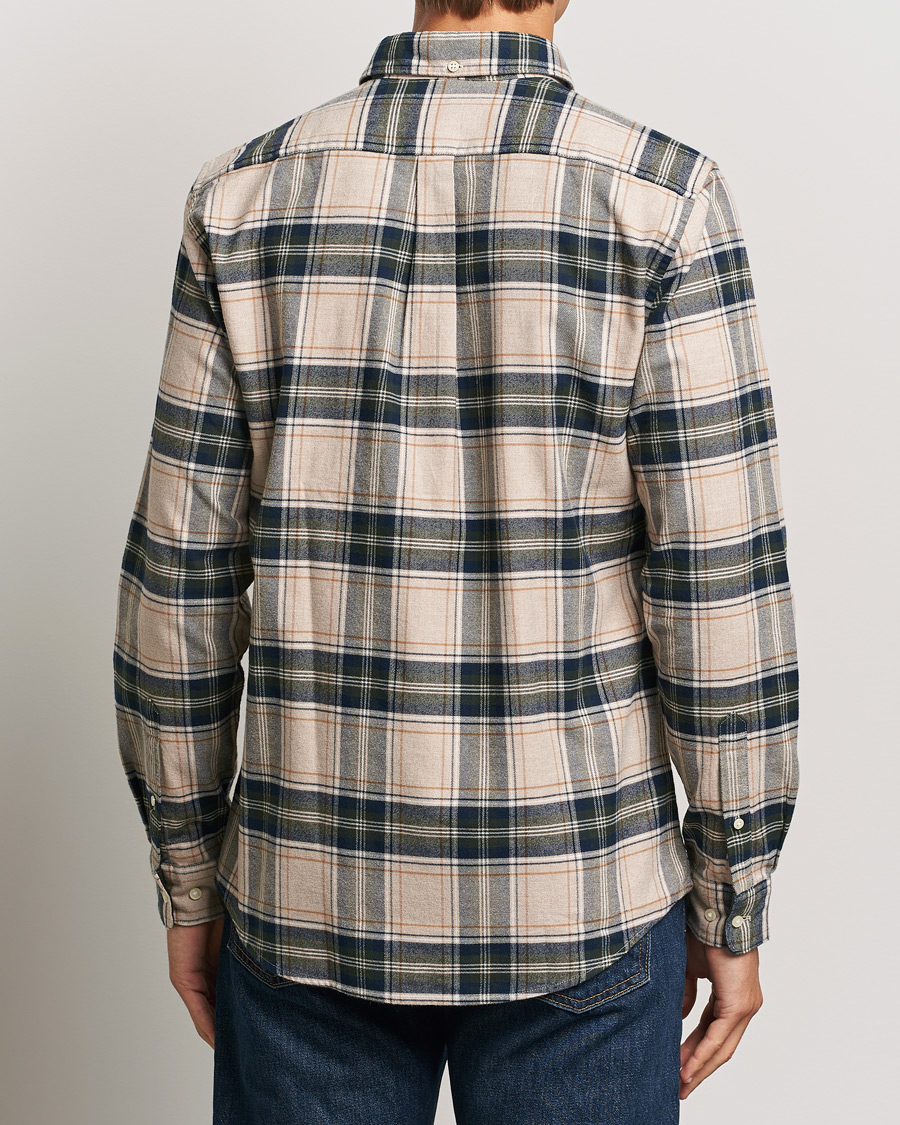 Herr | Skjortor | Barbour Lifestyle | Betsom Flannel Check Shirt Stone Marl
