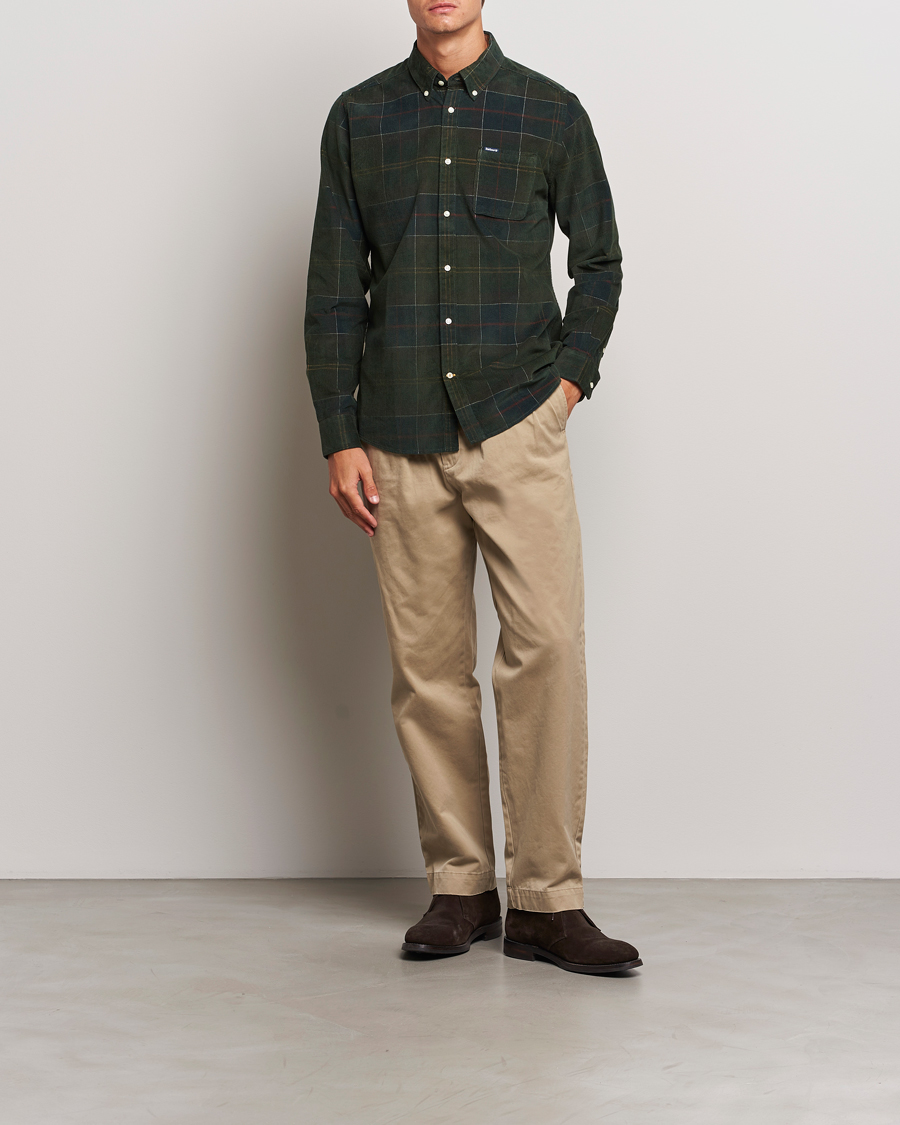 Herr | Skjortor | Barbour Lifestyle | Blair Corduroy Check Shirt Classic Tartan