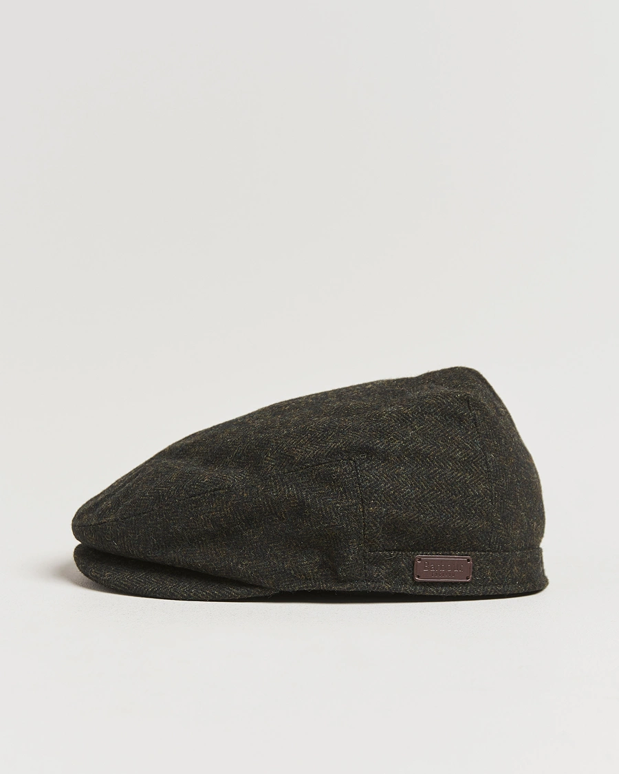 Herr | Hattar & kepsar | Barbour Lifestyle | Barlow Herringbone Cap Olive