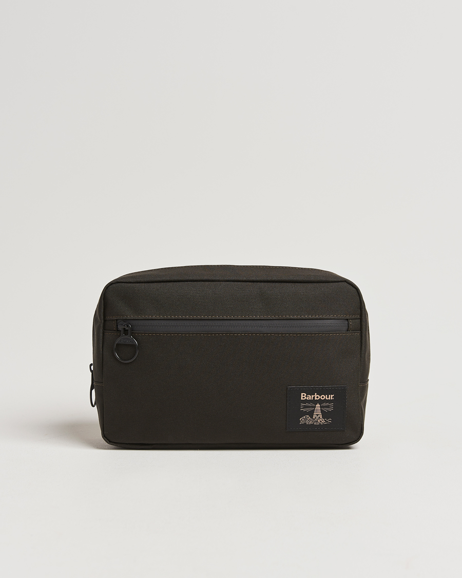 Herr | Väskor | Barbour Lifestyle | Field Canvas Washbag Olive/Black