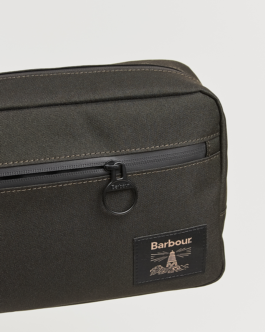 Herr | Väskor | Barbour Lifestyle | Field Canvas Washbag Olive/Black