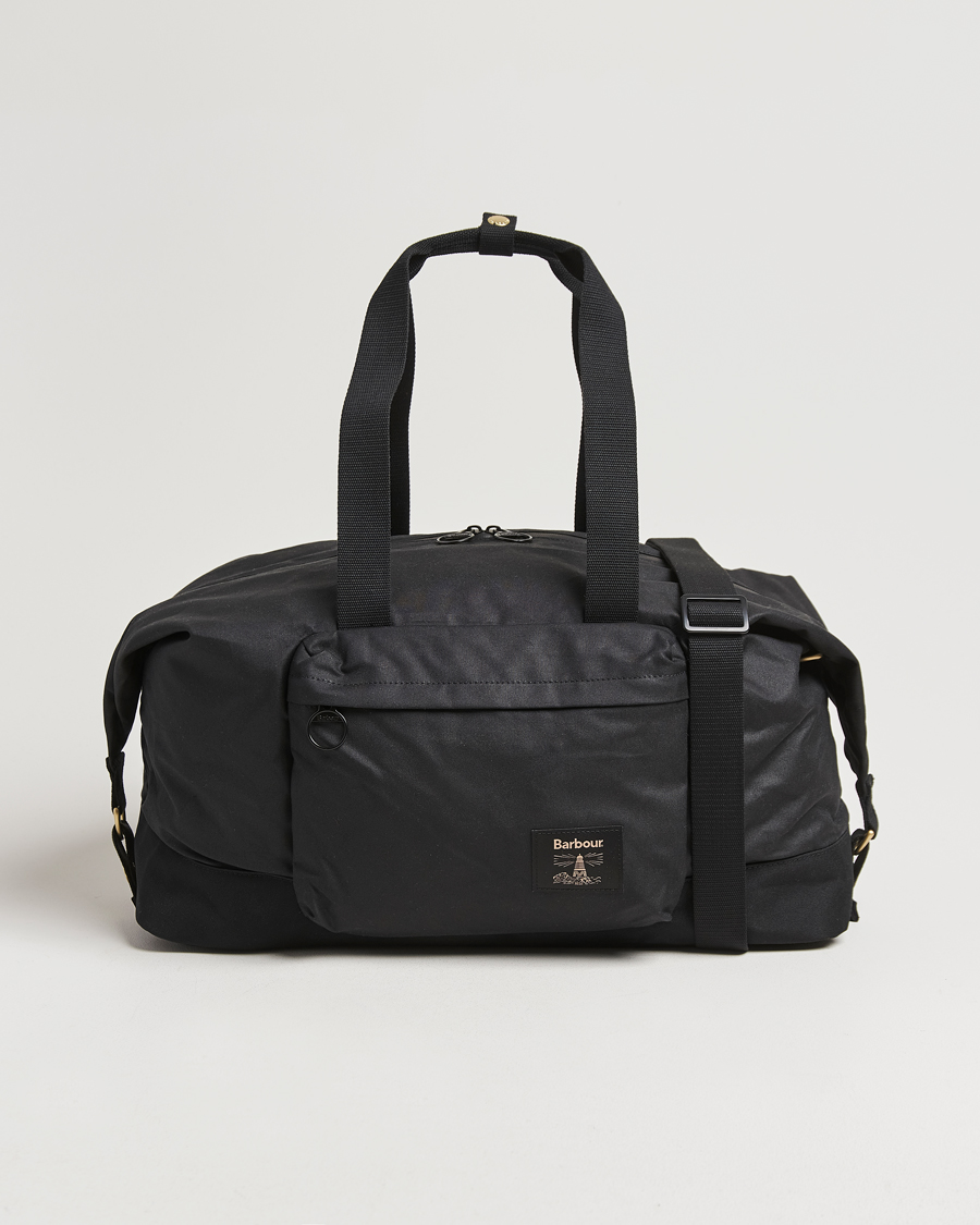 Herr | Barbour Lifestyle Field Wax Holdall Black | Barbour Lifestyle | Field Wax Holdall Black