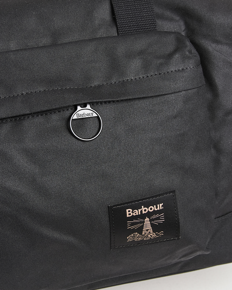 Herr | Barbour Lifestyle Field Wax Holdall Black | Barbour Lifestyle | Field Wax Holdall Black