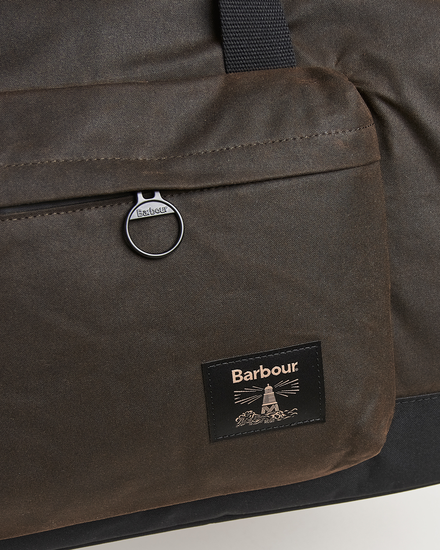Herr | Barbour Lifestyle Field Wax Holdall Olive/Black | Barbour Lifestyle | Field Wax Holdall Olive/Black