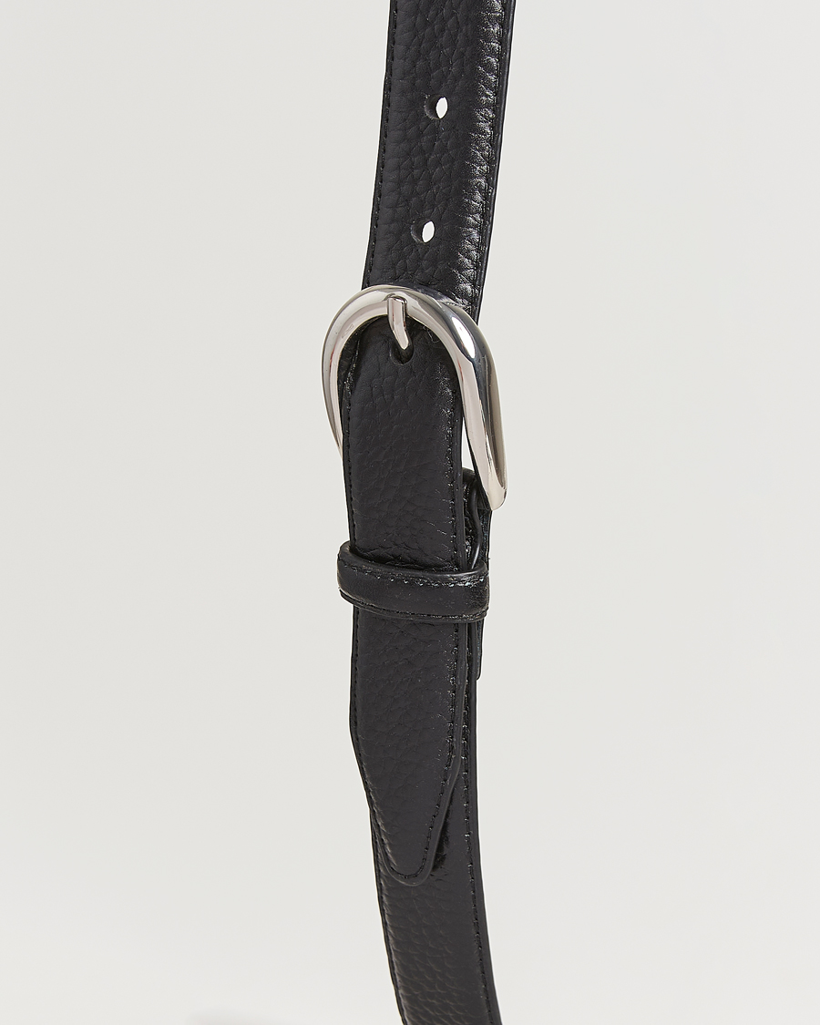 Herr | Bälten | Loake Shoemakers | Harry Grained Leather Belt Black