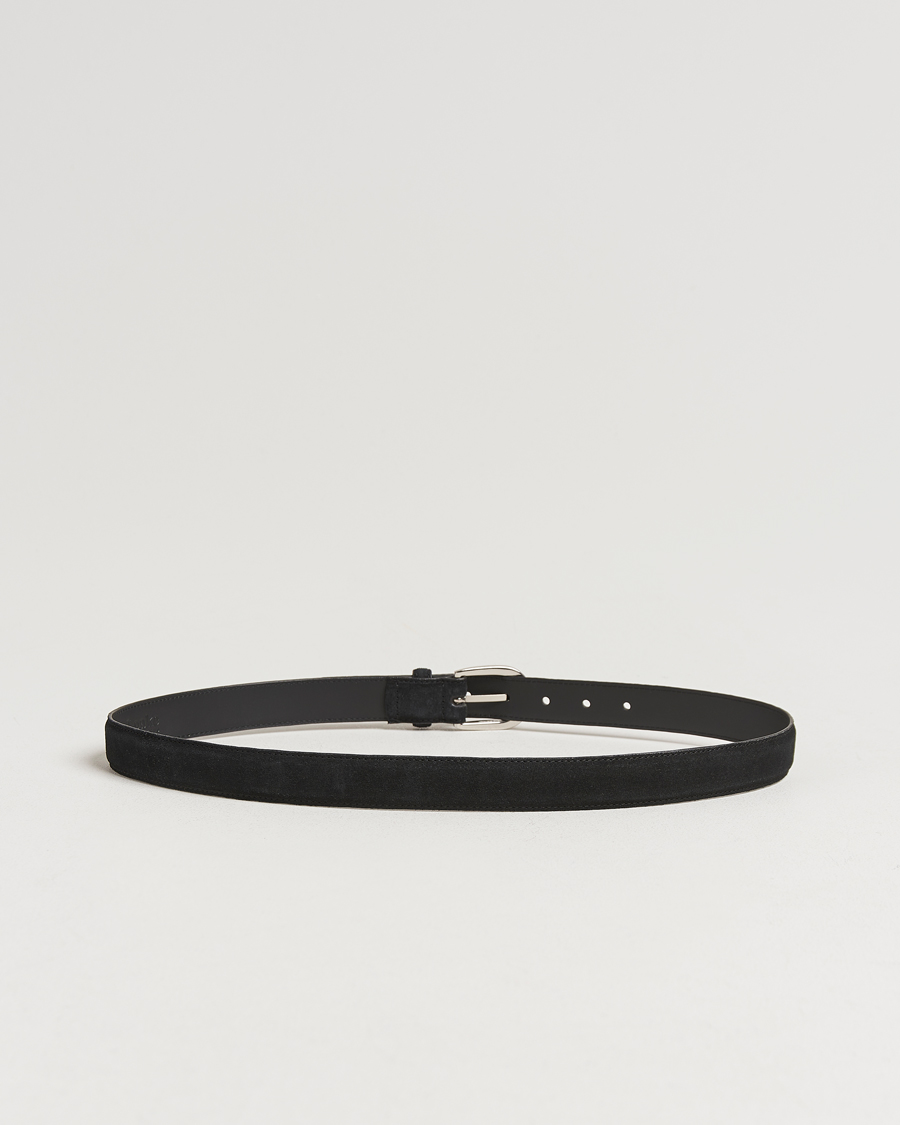 Herr | Bälten | Loake 1880 | Harry Suede Belt Black