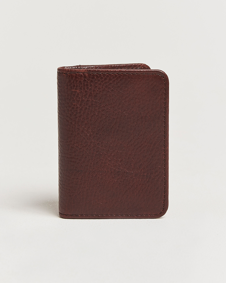 Herr | Plånböcker | Loake Shoemakers | Fenchurch Grained Leather Card Holder Dark Brown
