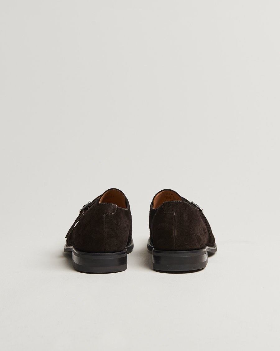 Herr | Munkskor | Loake 1880 | 357 Suede Single Monk Dark Brown