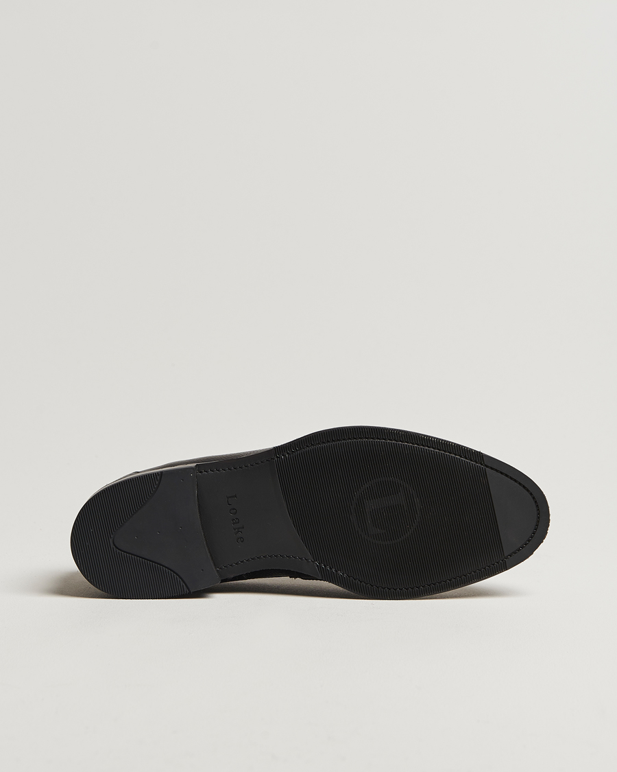 Herr | Loafers | Loake Shoemakers | Loake 1880 Imperial Grained Penny Loafer Black