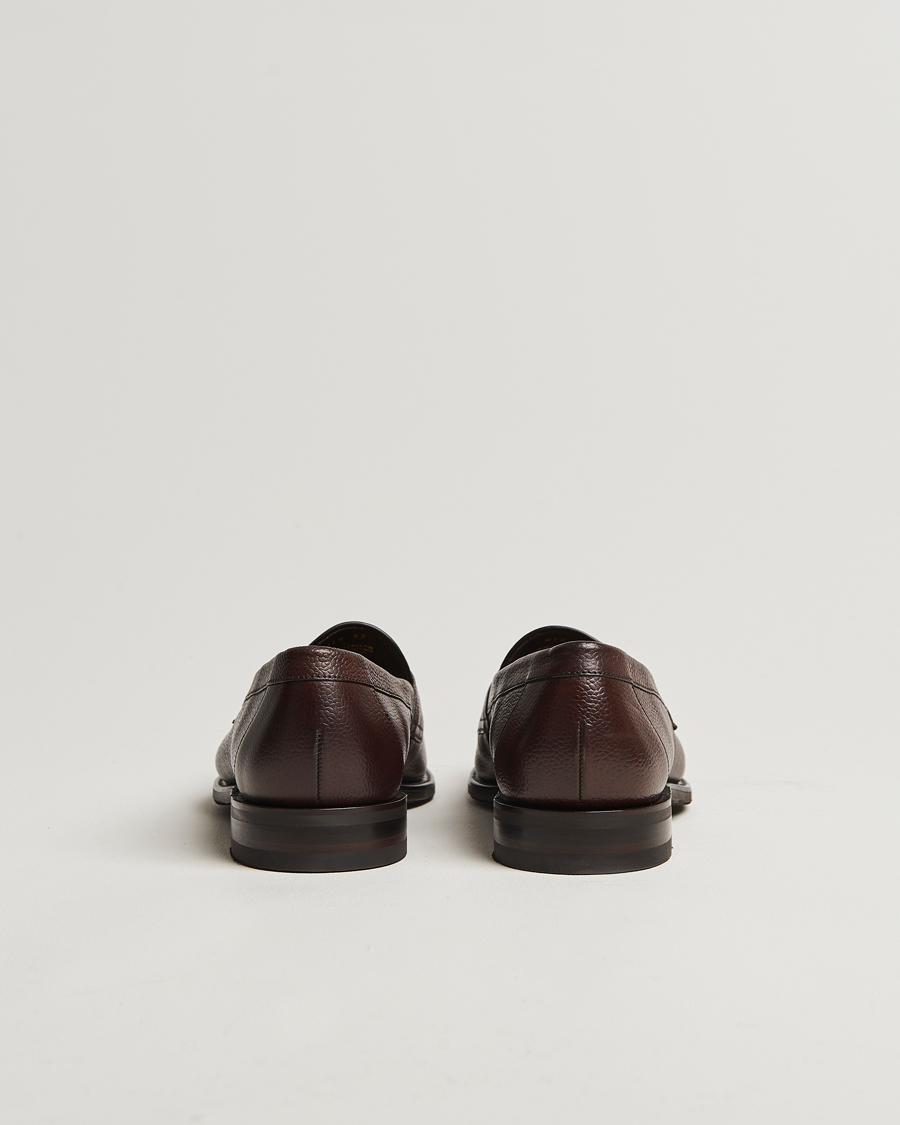 Herr | Loafers | Loake Shoemakers | Imperial Grained Penny Loafer Dark Brown