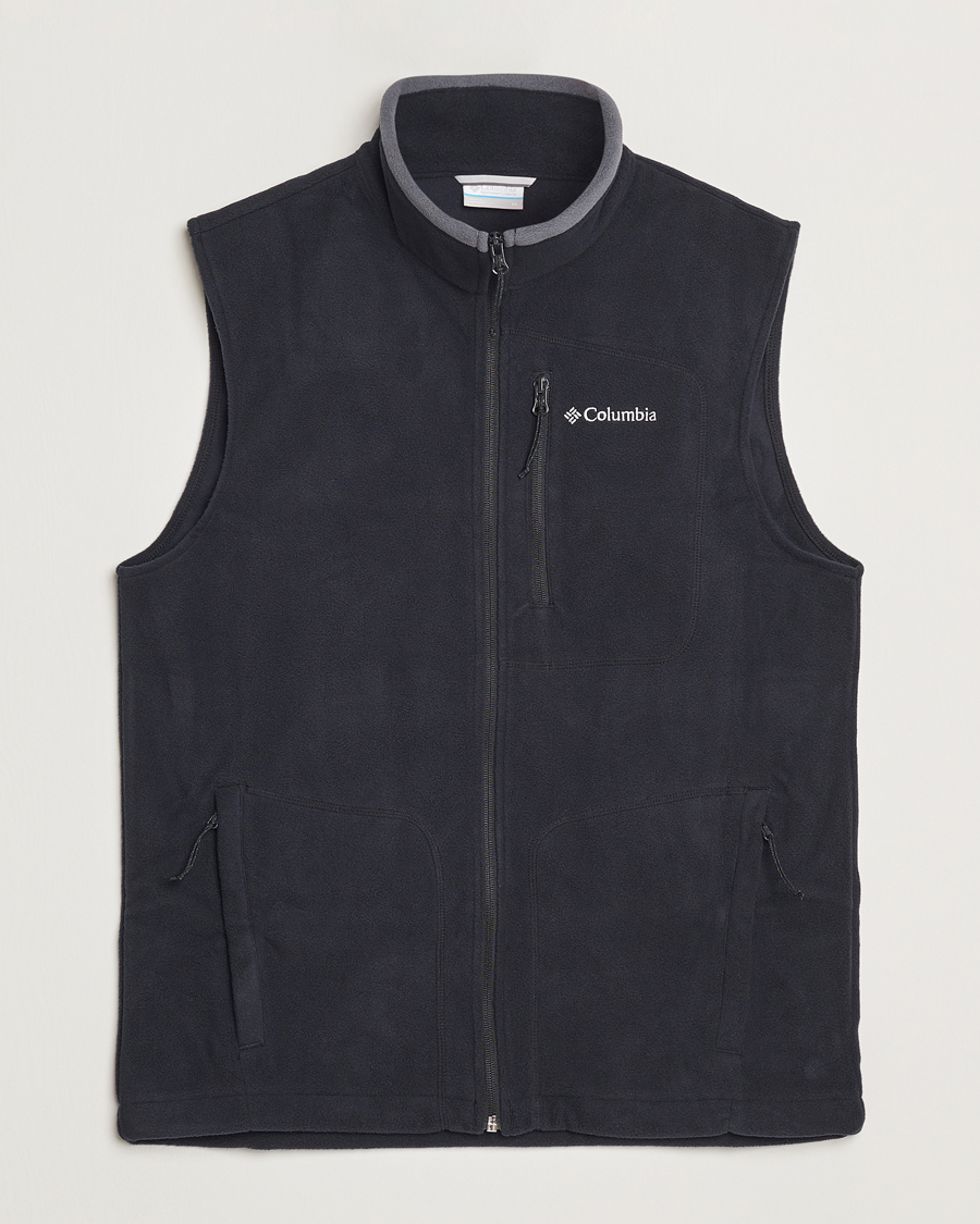 Herr | Columbia Fast Trek Full Zip Fleece Vest Black | Columbia | Fast Trek Full Zip Fleece Vest Black