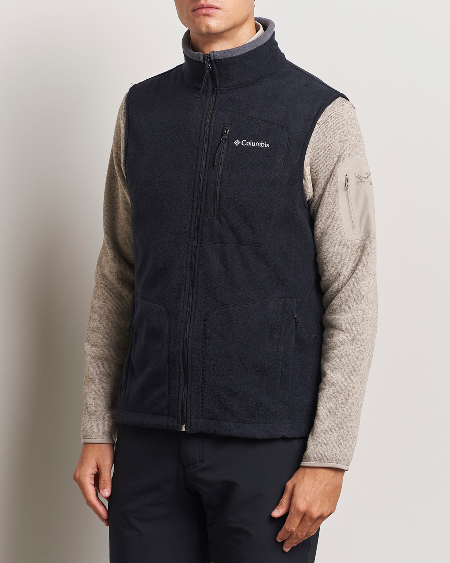 Herr | Columbia Fast Trek Full Zip Fleece Vest Black | Columbia | Fast Trek Full Zip Fleece Vest Black