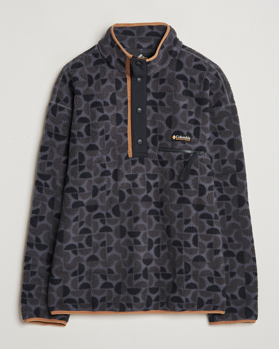 Herr | Tröjor | Columbia | Helvetia Printed Half Snap Fleece Black