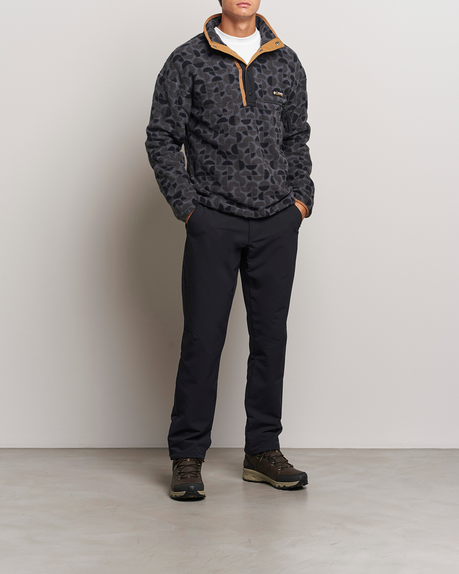 Herr | Tröjor | Columbia | Helvetia Printed Half Snap Fleece Black
