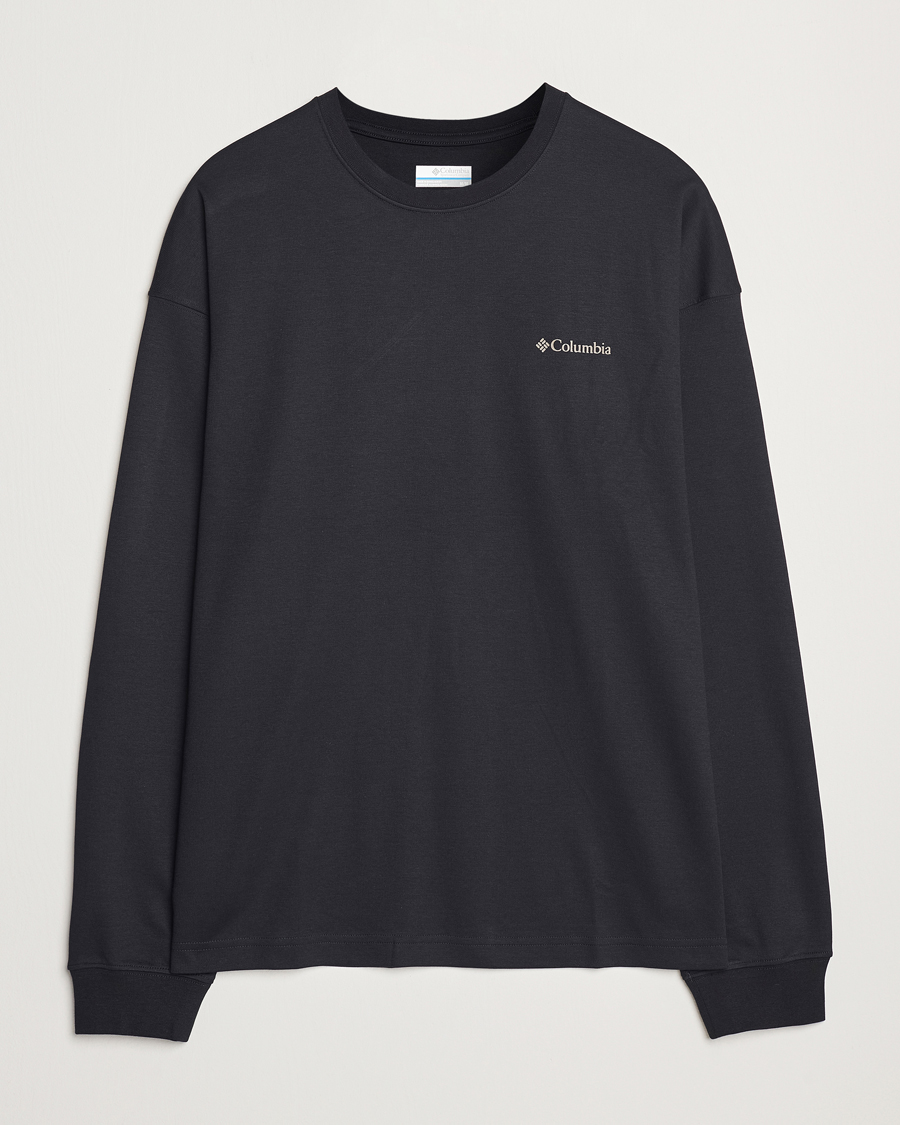 Herr | T-Shirts | Columbia | Duxbery Relaxed Long Sleeve T-Shirt Black