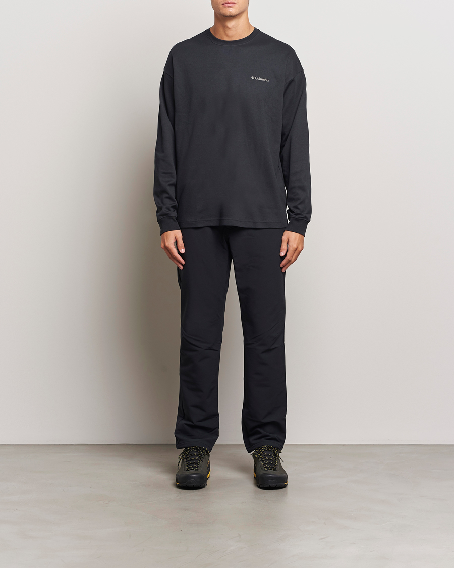 Herr | T-Shirts | Columbia | Duxbery Relaxed Long Sleeve T-Shirt Black