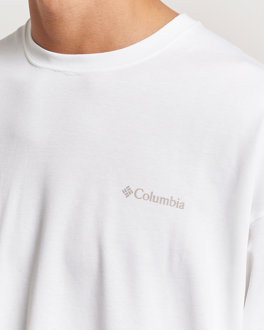 Herr | T-Shirts | Columbia | Duxbery Relaxed Long Sleeve T-Shirt White
